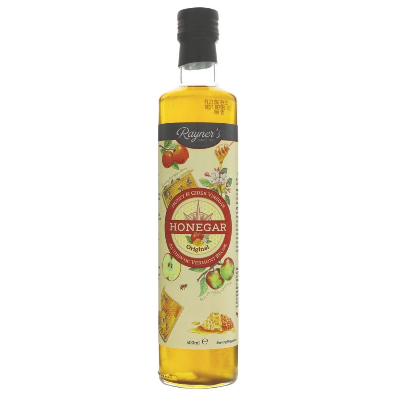 Honegar Honey and Apple Cider Vinegar 500ml - Eco Natural Products - Rayners Essentials - Vinegar