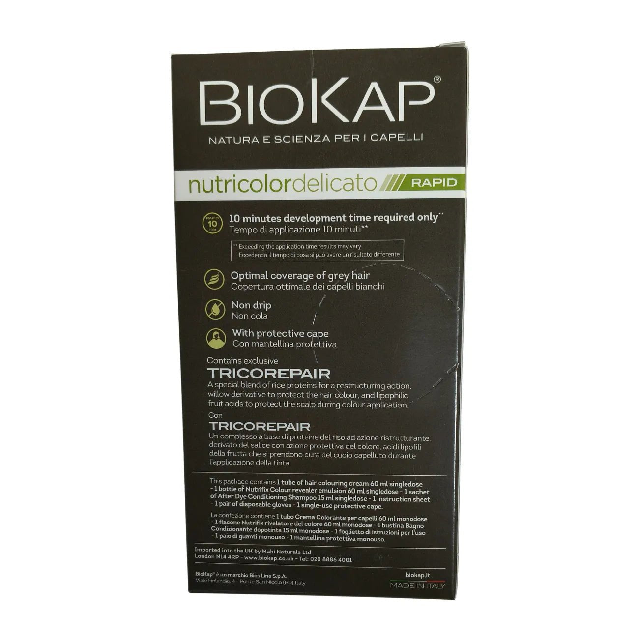 Honey Chestnut 5.34 Rapid Permanent Hair Dye 140ml - BioKap - Hair Color - BioKap