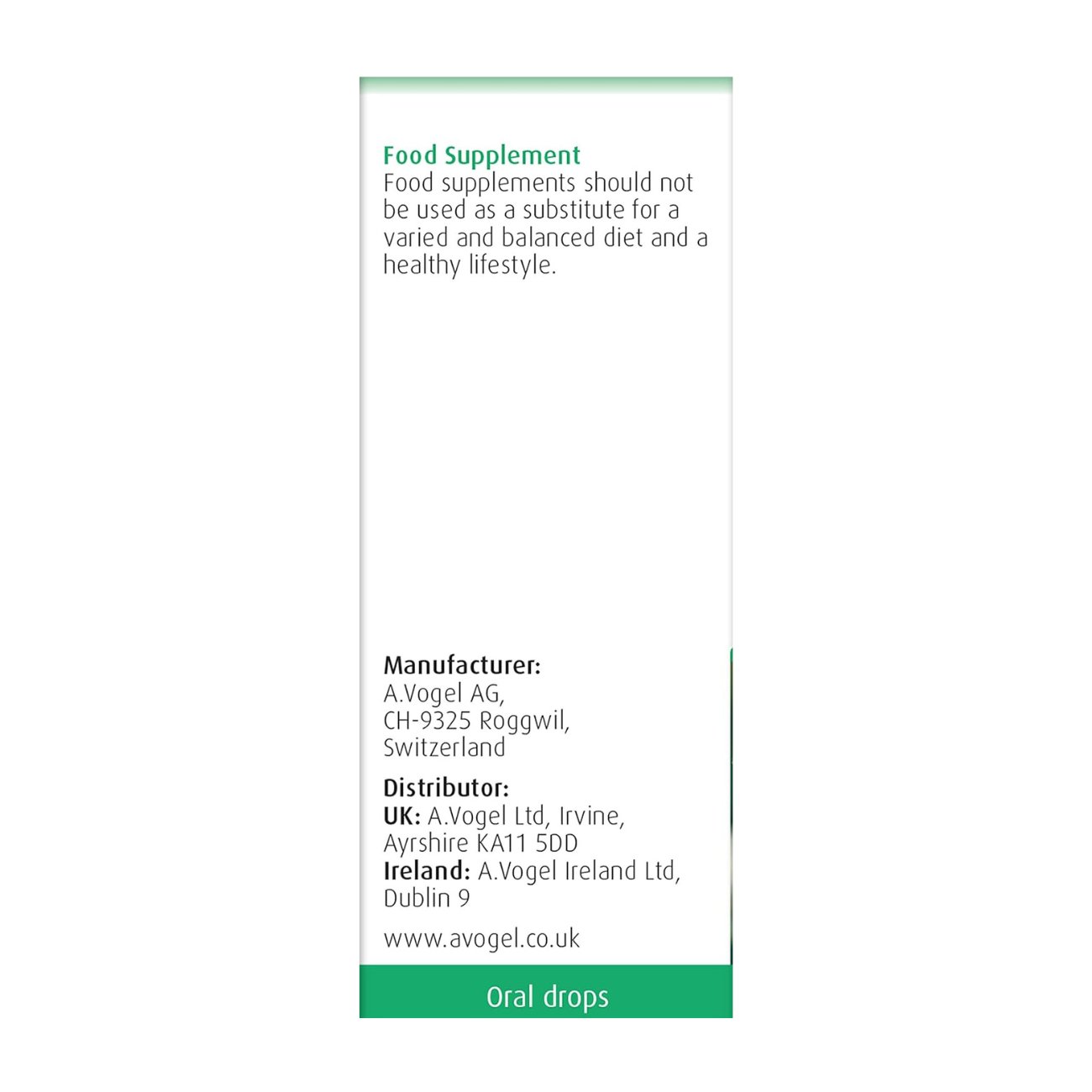 Horsenut Drops Aesculus Hippocastanum 50ml - A. Vogel - Food Supplement - Eco Natural Products
