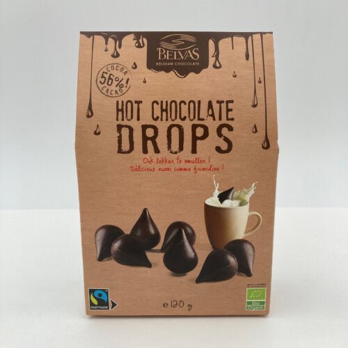 Hot Chocolate Drops 72% Cocoa Chocolate 120g - Eco Natural Products - Belvas - Chocolate