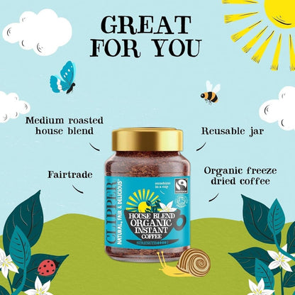 House Blend Organic Instant Coffee 100g - Clipper - Instant Coffee - Clipper
