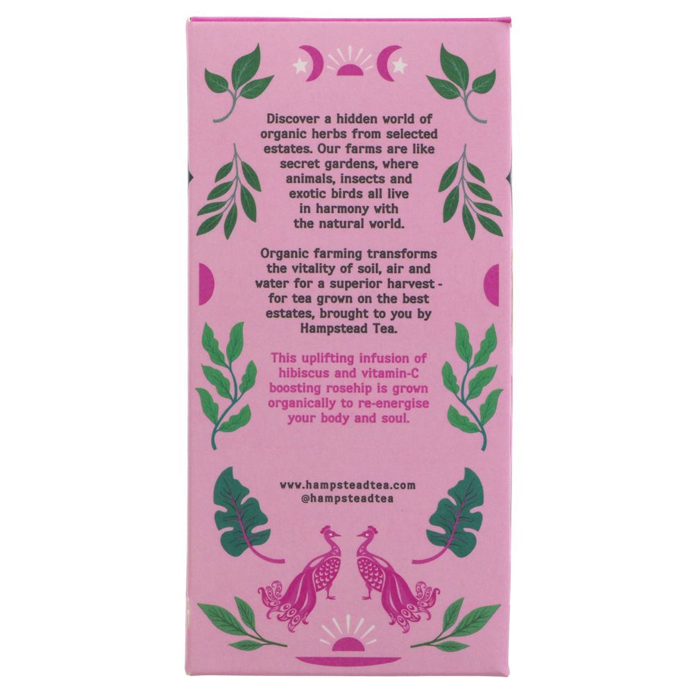 Organic Rosehip & Hibiscus Herbal Infusion 20 Bags