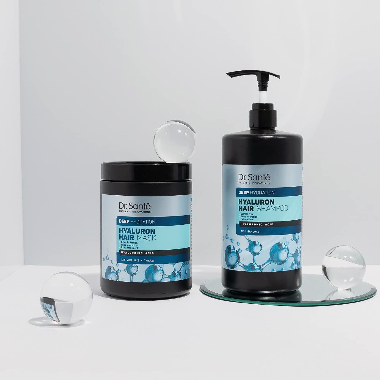 Hyaluronic Deep Hydration Hair Mask 1000ml - Dr. Sante - Hair Mask - Eco Natural Products