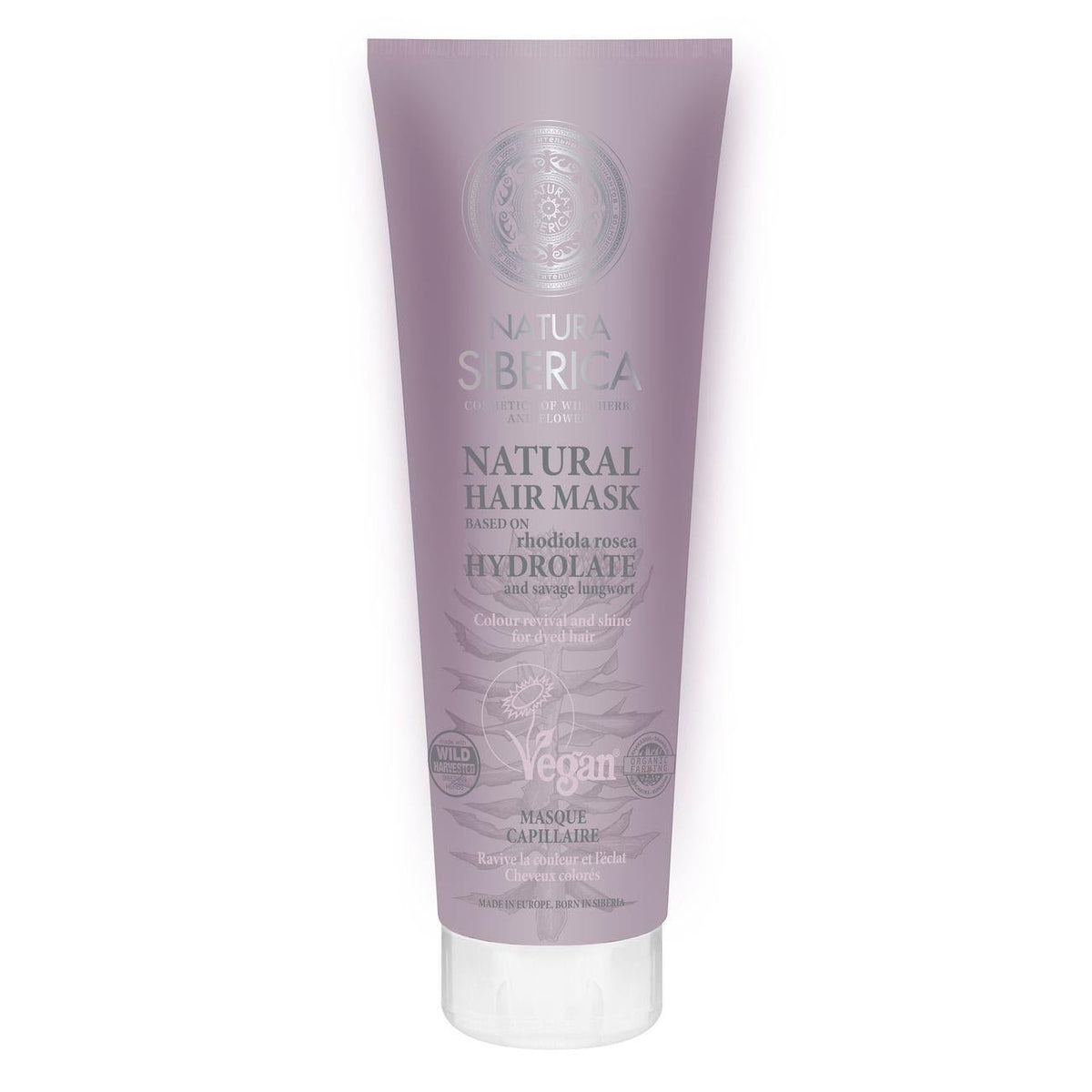 Hydrolate Hair Mask Colour and Shine 400ml BBE 24.02.2025 - Natura Siberica - Natura Siberica