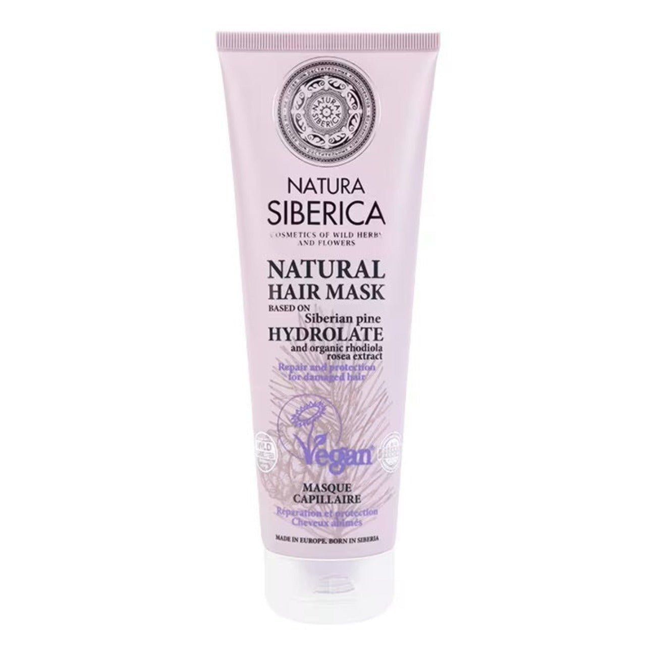 Hydrolate Hair Mask Repair and Protection 200ml - Natura Siberica - Deep Conditioning - Eco Natural Products