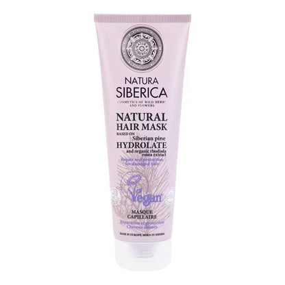 Hydrolate Hair Mask Repair and Protection 200ml - Natura Siberica - Deep Conditioning - Eco Natural Products