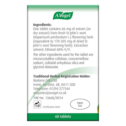 Hyperiforce St John's Wort Tablets 60's - A. Vogel - Eco Natural Products