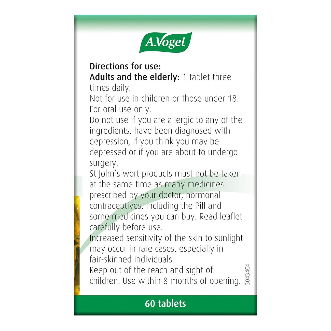 Hyperiforce St John's Wort Tablets 60's - A. Vogel - Eco Natural Products