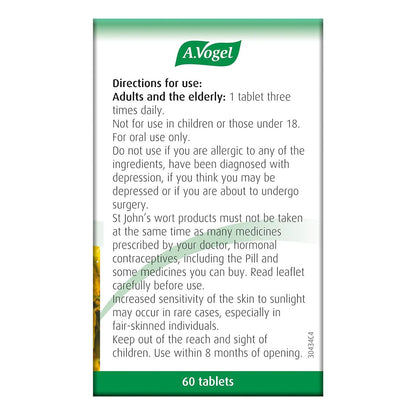 Hyperiforce St John's Wort Tablets 60's - A. Vogel - Eco Natural Products