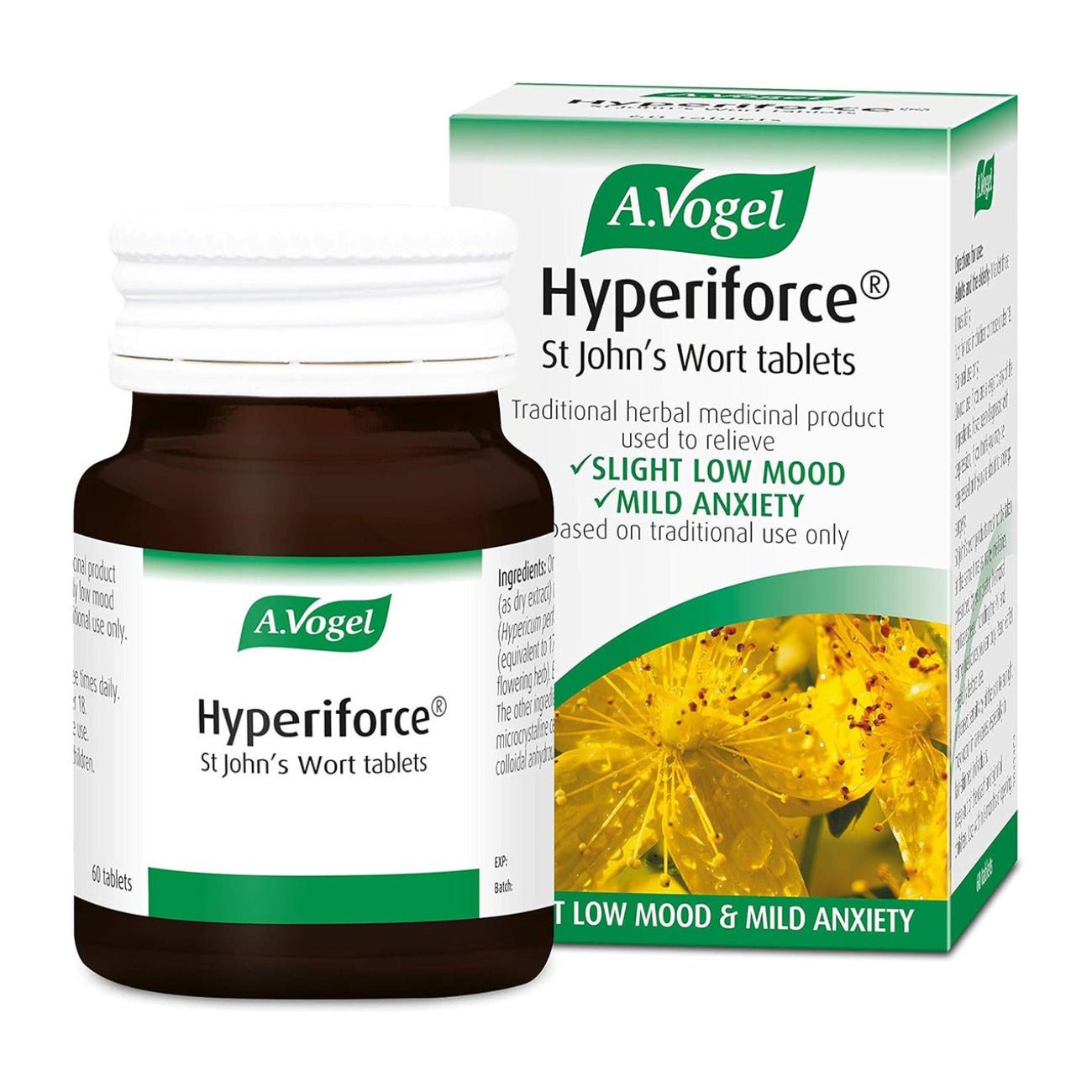 Hyperiforce St John's Wort Tablets 60's - Eco Natural Products - A. Vogel - 