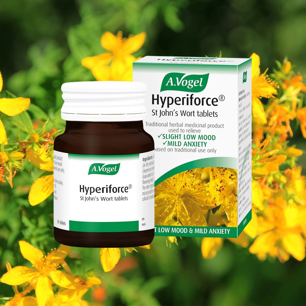 Hyperiforce St John's Wort Tablets 60's - Eco Natural Products - A. Vogel - 