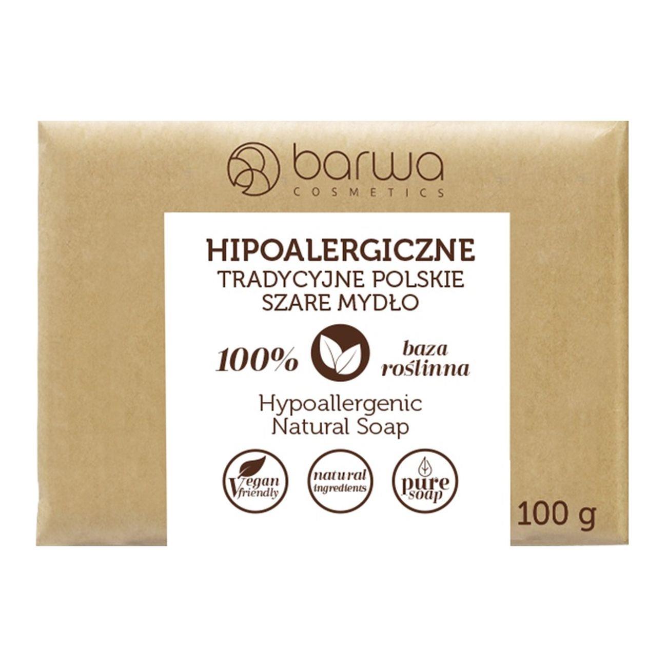 Hypoallergenic Gray Soap 100g - Barwa - Bar Soap - Eco Natural Products
