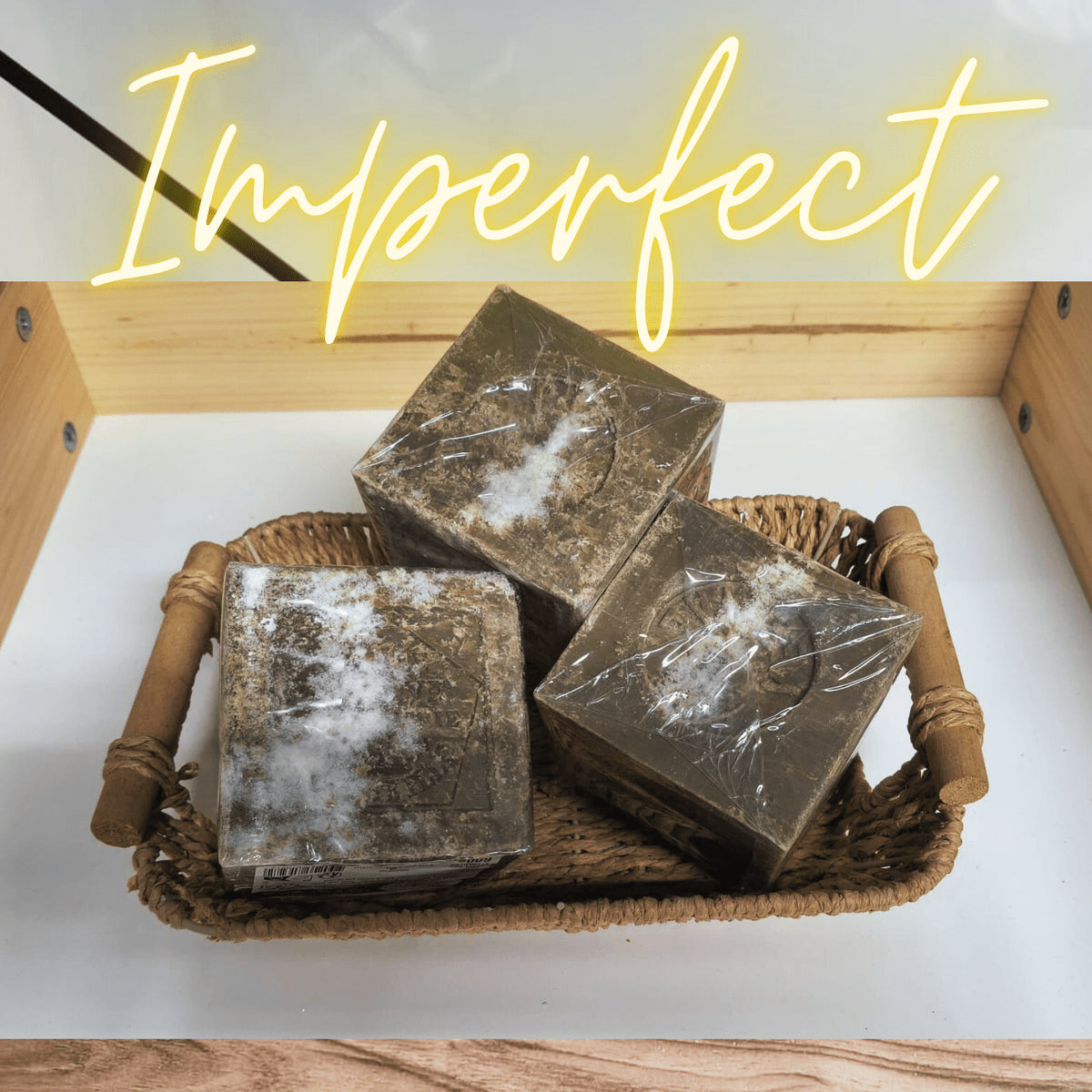Imperfect MARSEILLE SOAP 600g French traditional receipe (verte) - Savons.com / Foufour Entreprise - Savons.com / Foufour Entreprise