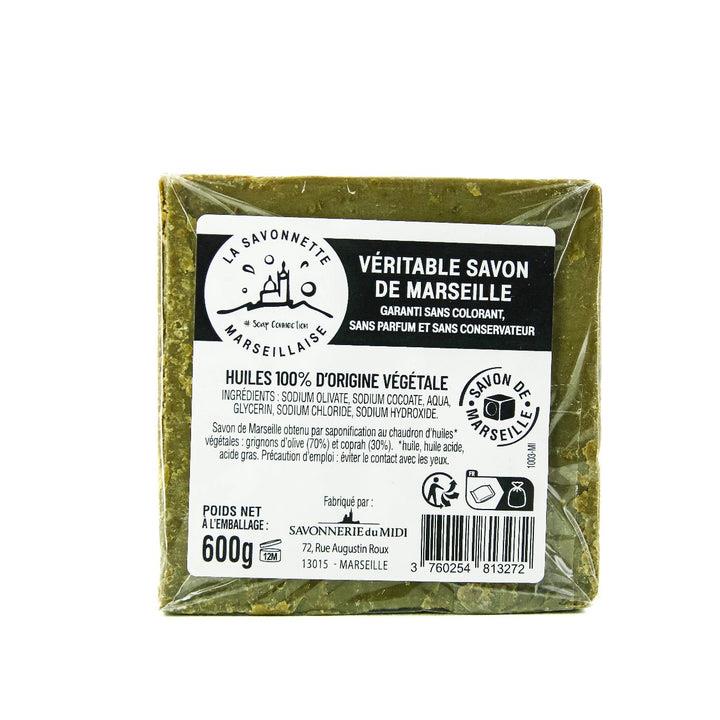 Imperfect MARSEILLE SOAP 600g French traditional receipe (verte) - Savons.com / Foufour Entreprise - Savons.com / Foufour Entreprise