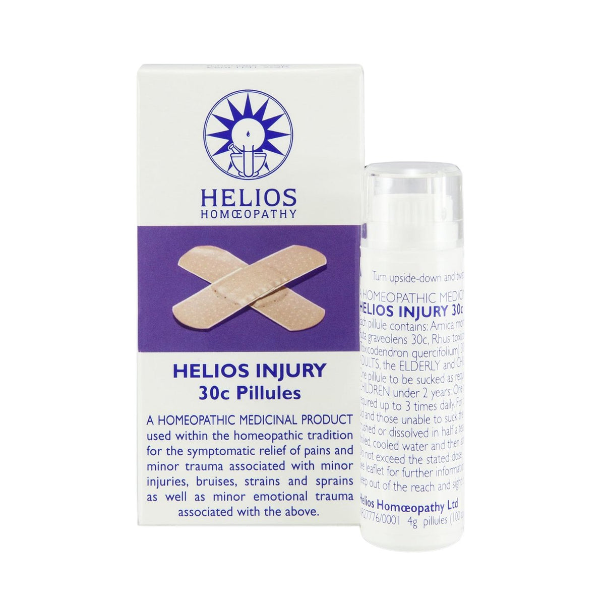 Injury 30c Approx 100Pillules - Helios - Natural remedies - Eco Natural Products