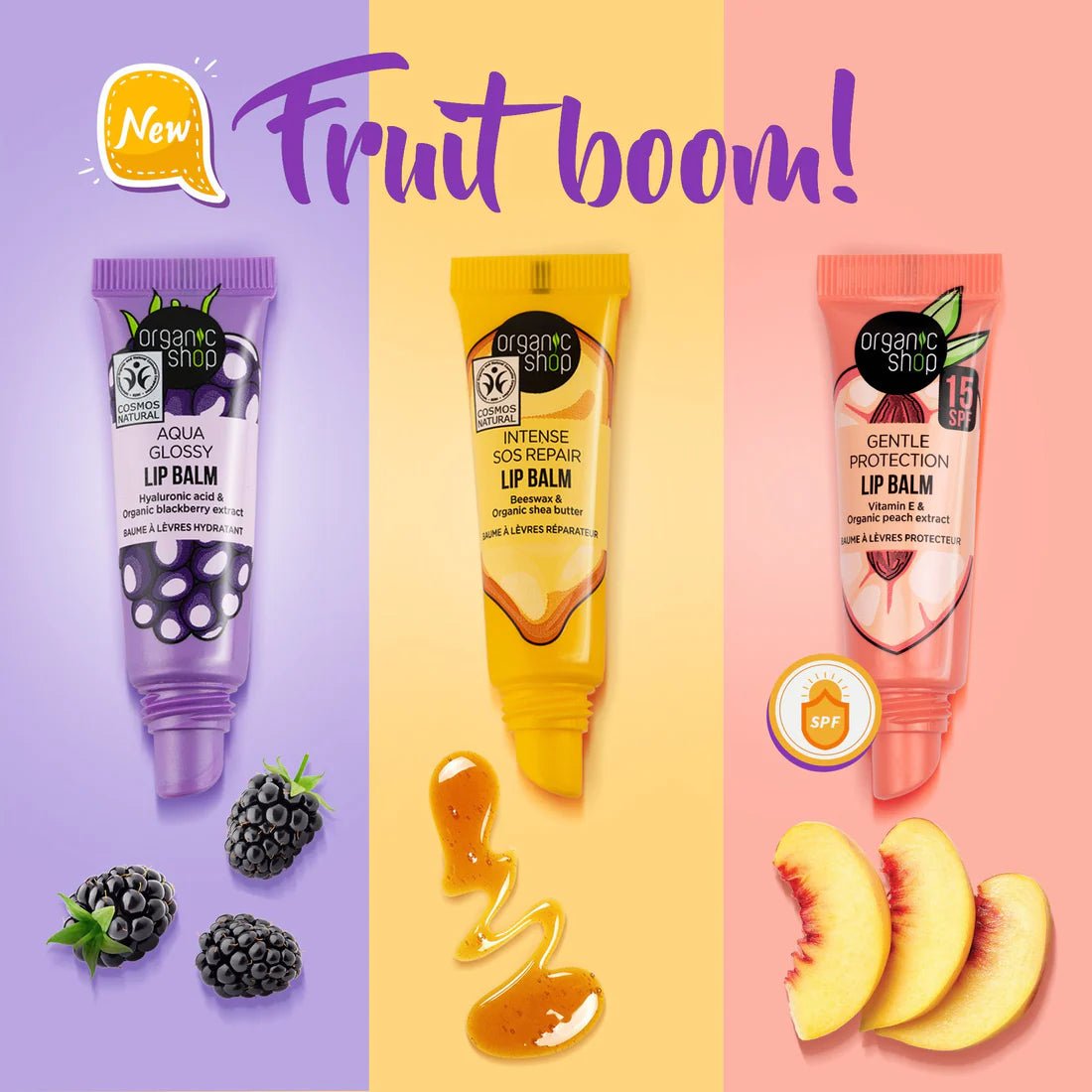 Intense SOS Repair Beeswax & Shea Butter Lip Balm 10ml - Organic Shop - Lip Balms - Organic Shop