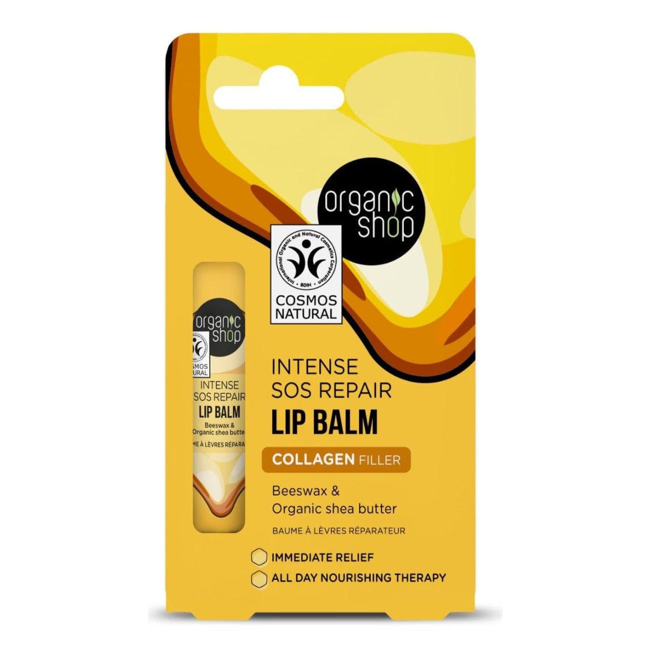Intense SOS Repair Beeswax & Shea Butter Lip Balm 10ml - Organic Shop - Lip Balm - Eco Natural Products
