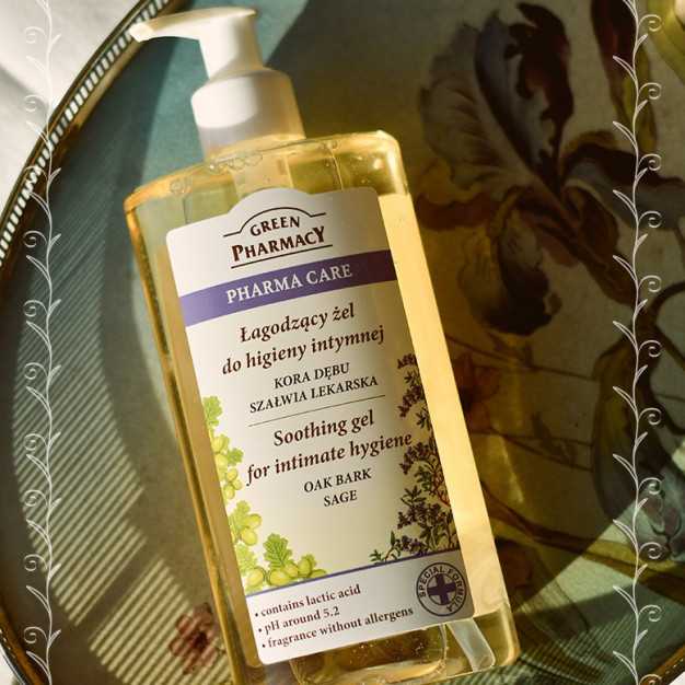 Intimate Hygiene Protective Gel Oak Bark Cranberry 300ml - Green Pharmacy - Intimate Hygiene Gel - Eco Natural Products