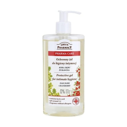 Intimate Soothing Gel Oak Bark Cranberry 300ml - Green Pharmacy - Intimate Hygiene Gel - Eco Natural Products