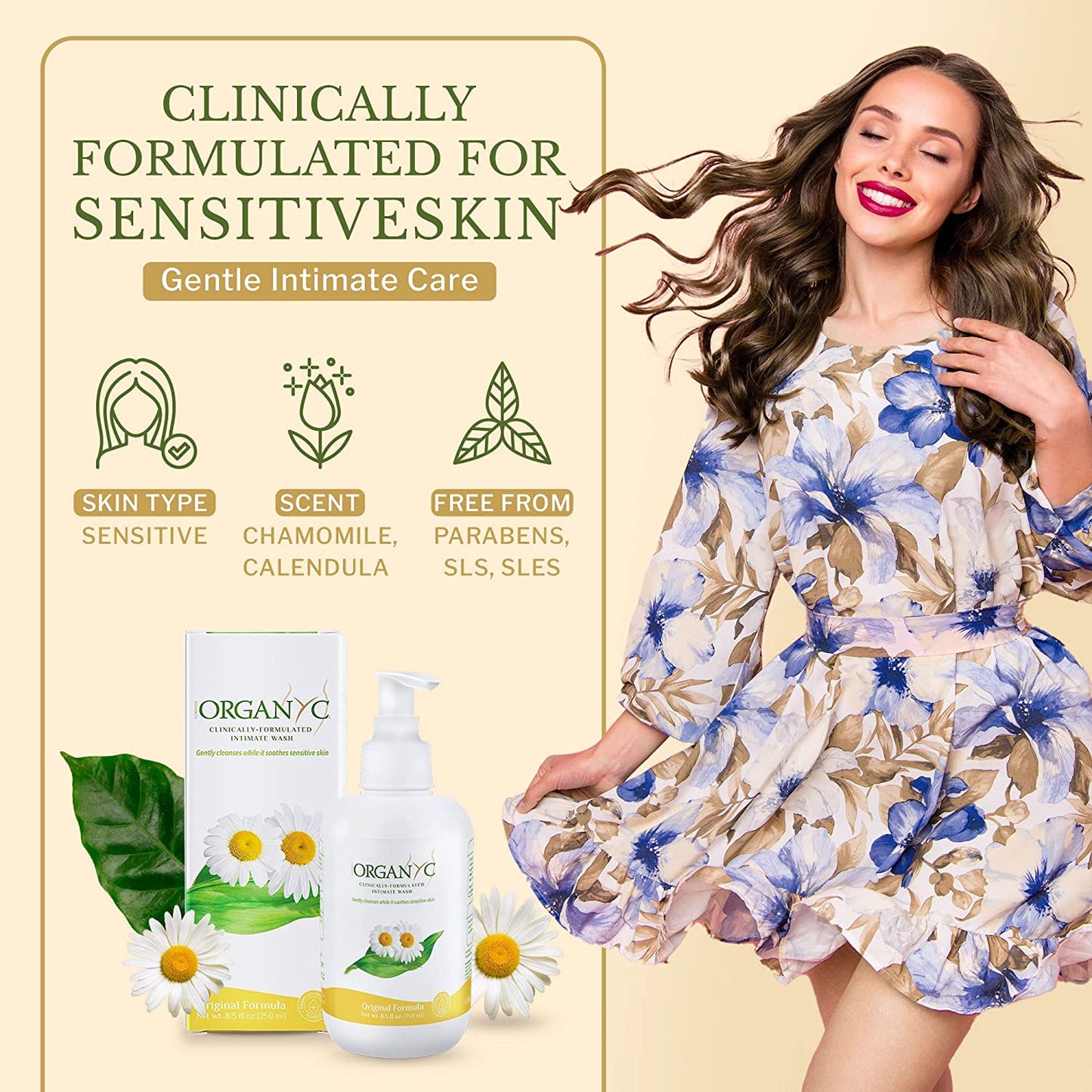 Intimate Wash 250ml - Organyc - Intimate Wash - Eco Natural Products