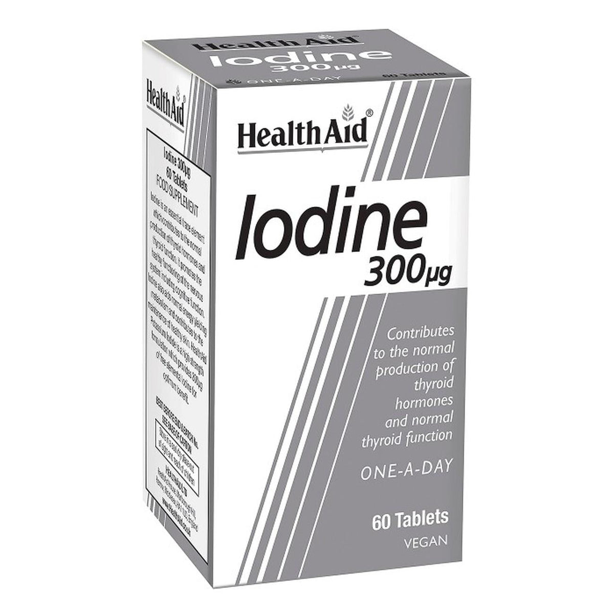 Iodine 300mcg Tablets - HealthAid - Vitamins & Supplements - Eco Natural Products