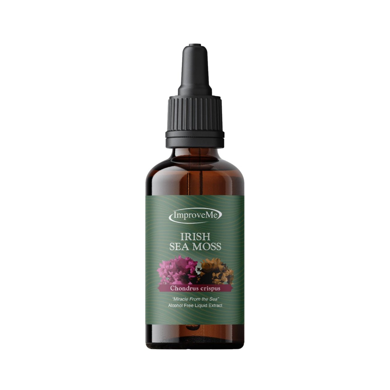 ImproveMe Irish Sea Moss Extract – vegan liquid from Chondrus crispus, rich in iodine, minerals & omega fatty acids.