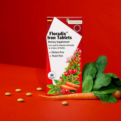 Iron 84 Tablets - Floradix - Food Supplement - Eco Natural Products