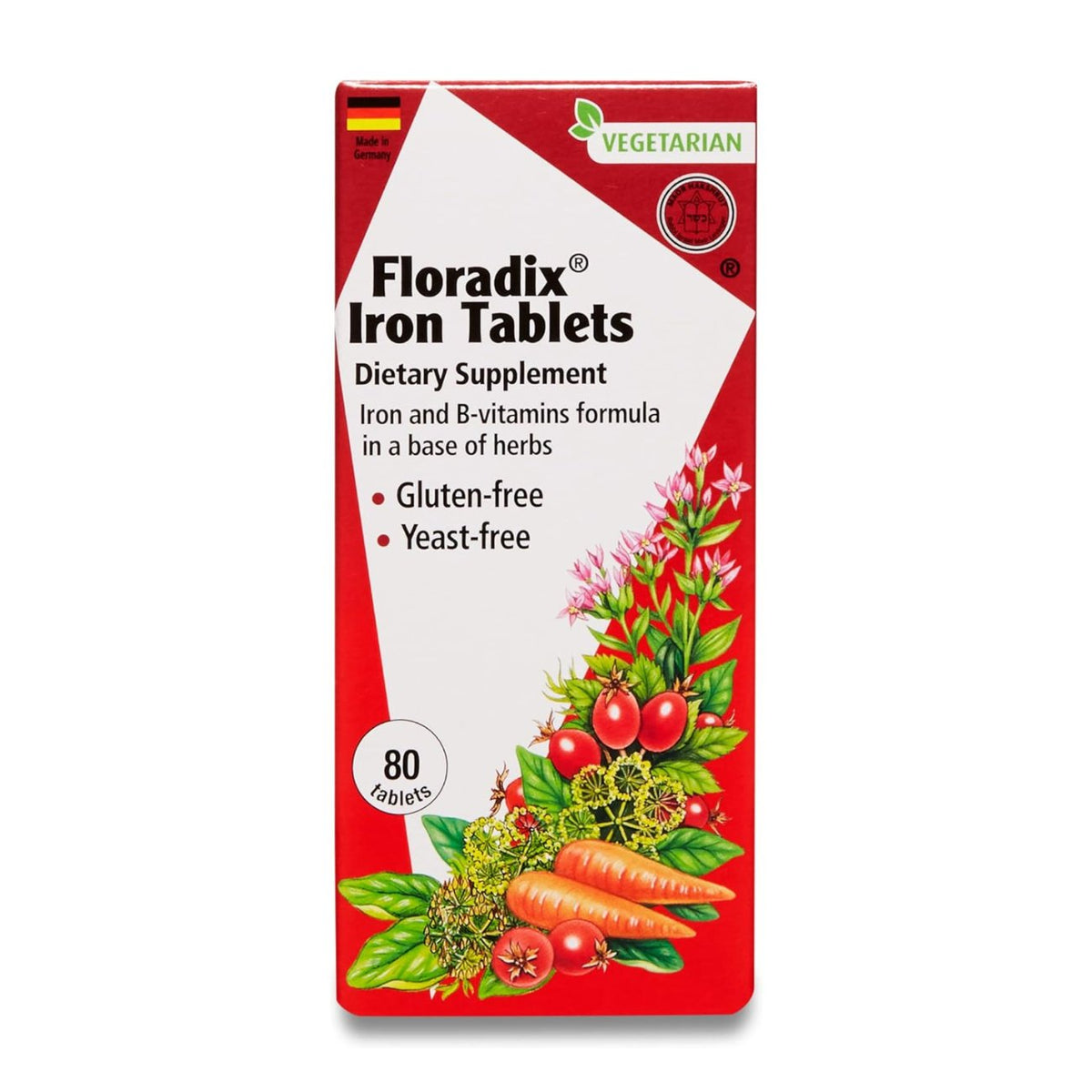 Iron 84 Tablets - Floradix - Food Supplement - Eco Natural Products