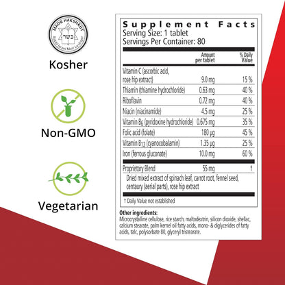 Iron 84 Tablets - Floradix - Food Supplement - Eco Natural Products