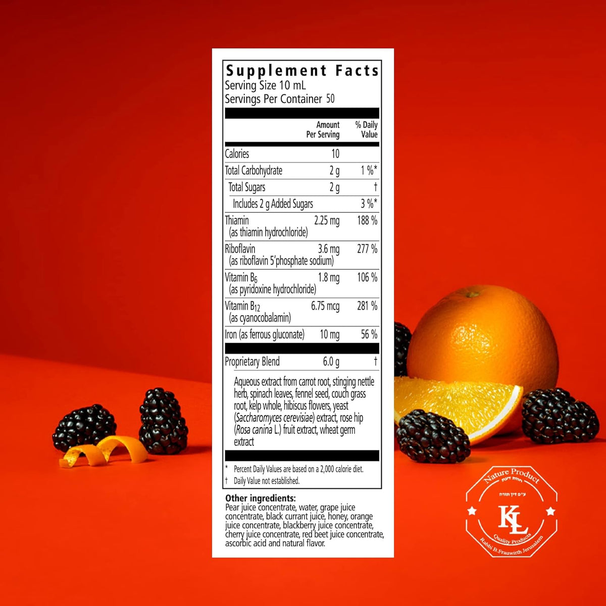 Iron and Vitamins Liquid Formula 250ml - Floradix - Liquid Food Supplement - Eco Natural Products