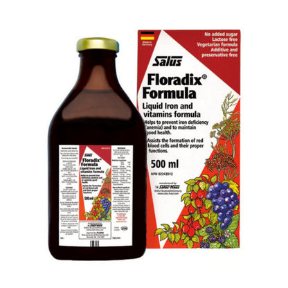 Iron Liquid Formula 500ml - Floradix - Liquid Food Supplement - Eco Natural Products