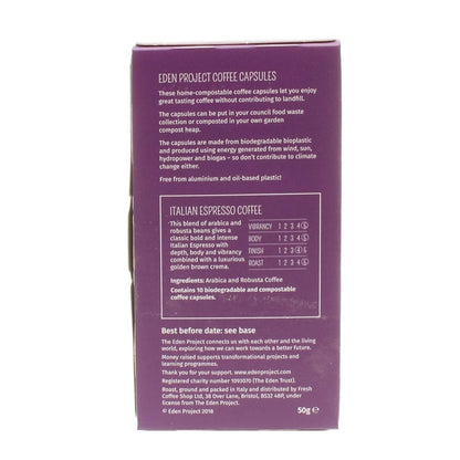 Italian Espresso Coffee Capsules x 10 - Eden Project - Coffee - Eco Natural Products