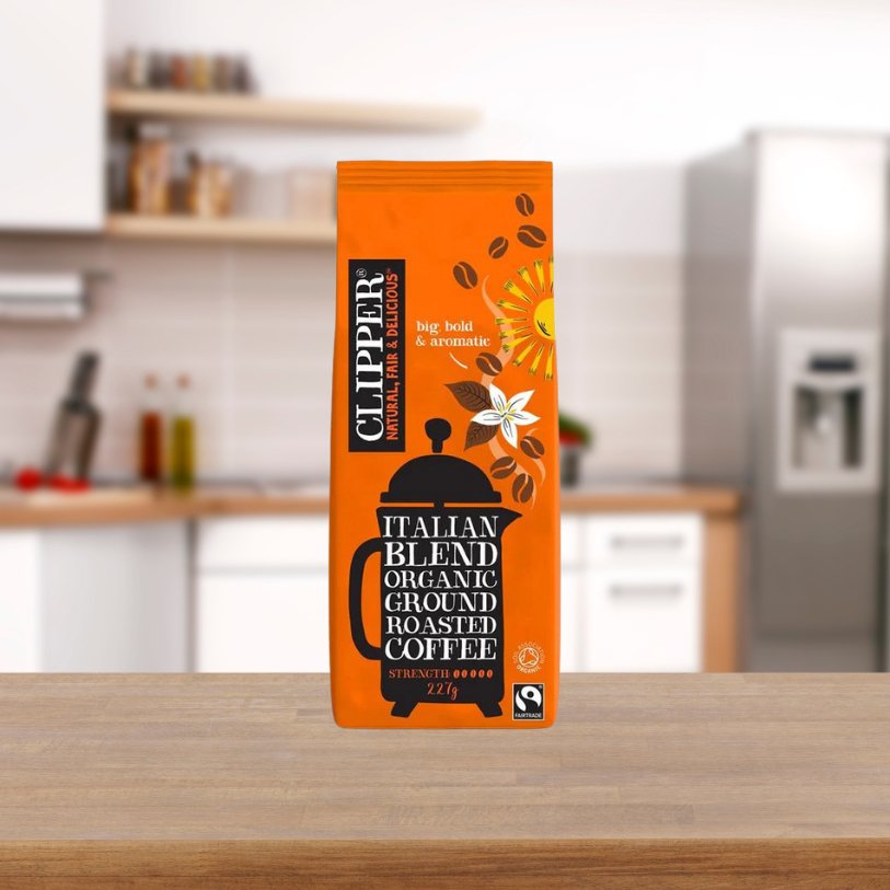 Italian Style Roast and Ground Coffee 227g - Clipper - Coffee - Eco Natural Products