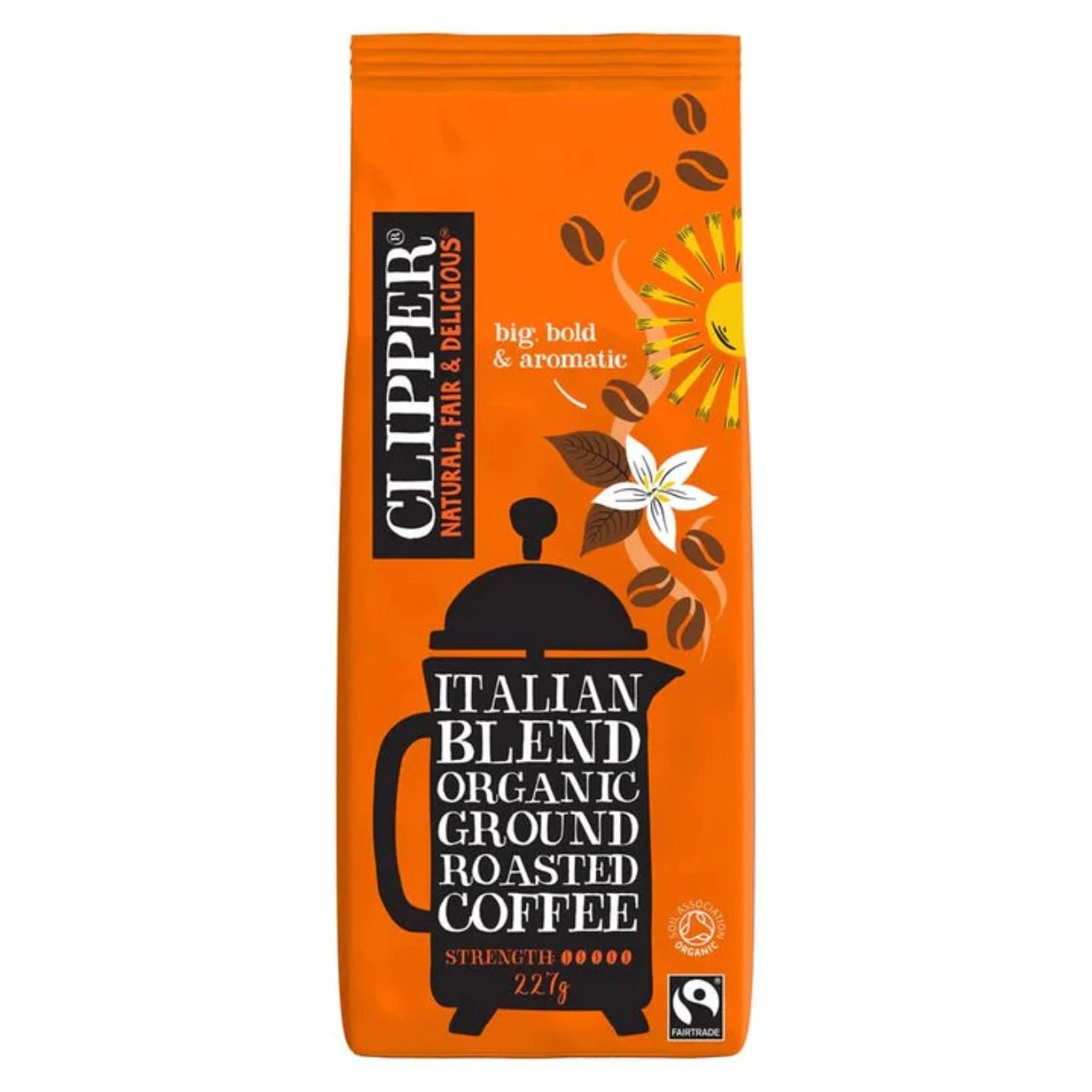 Italian Style Roast and Ground Coffee 227g - Clipper - Coffee - Eco Natural Products