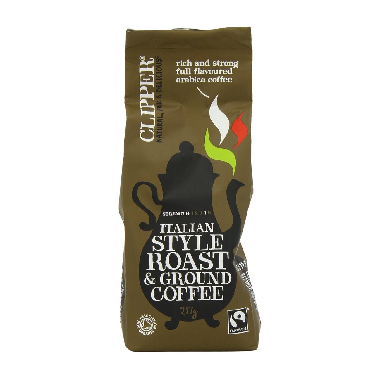 Italian Style Roast and Ground Coffee 227g - Clipper - Coffee - Eco Natural Products