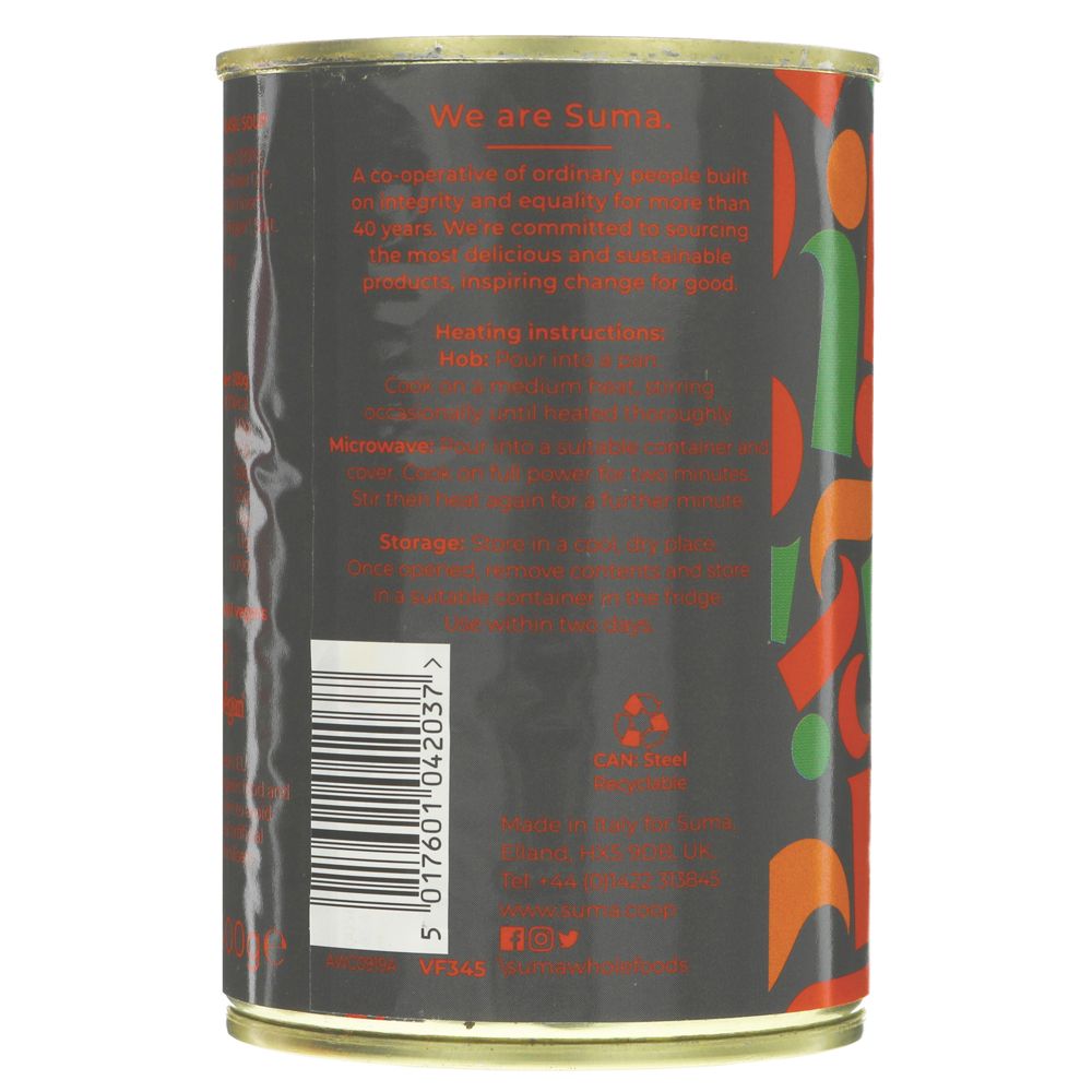 Italian Tomato & Basil 400g - Eco Natural Products - Suma - Soups & Broths