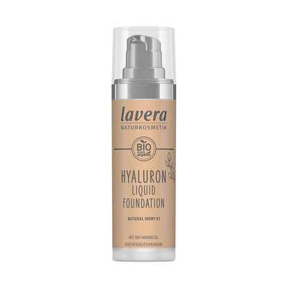 Ivory 01 Hyaluron Liquid Foundation Spf15 30ml - Lavera - Liquid foundation - Eco Natural Products