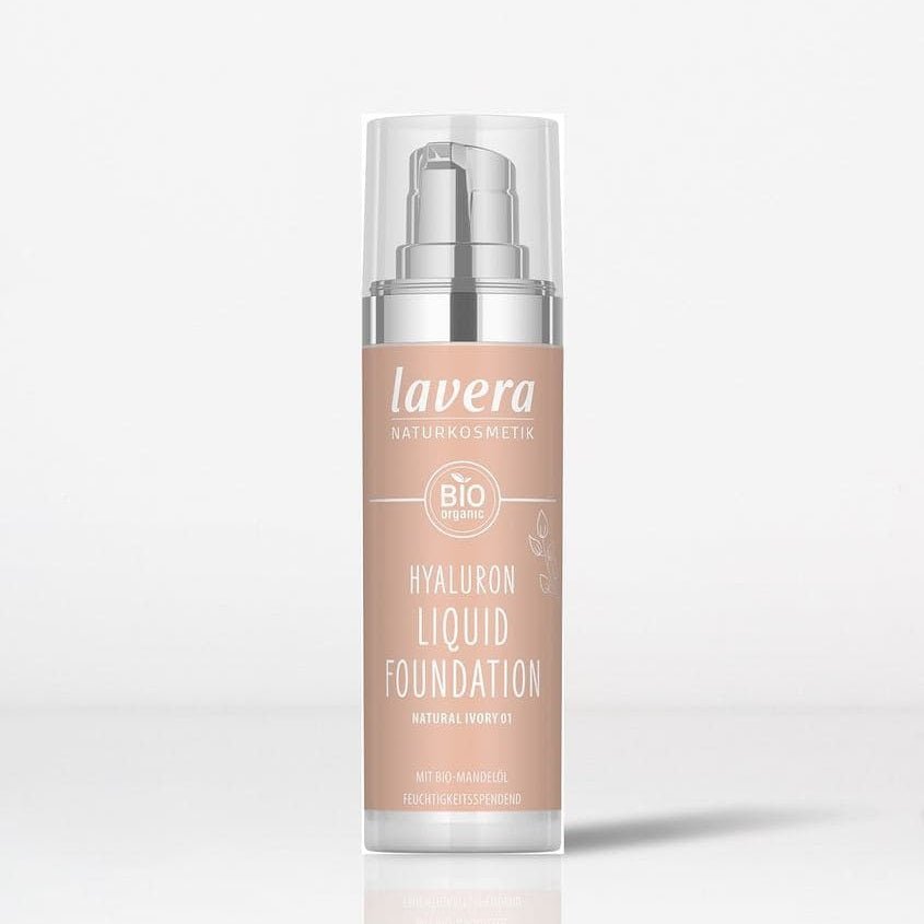 Ivory 01 Hyaluron Liquid Foundation Spf15 30ml - Eco Natural Products - Lavera - Liquid foundation