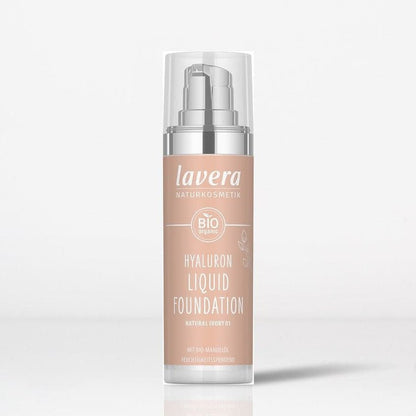 Ivory 01 Hyaluron Liquid Foundation Spf15 30ml - Lavera - Liquid foundation - Eco Natural Products