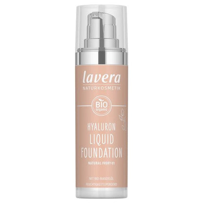 Ivory 01 Hyaluron Liquid Foundation Spf15 30ml - Lavera - Liquid foundation - Eco Natural Products