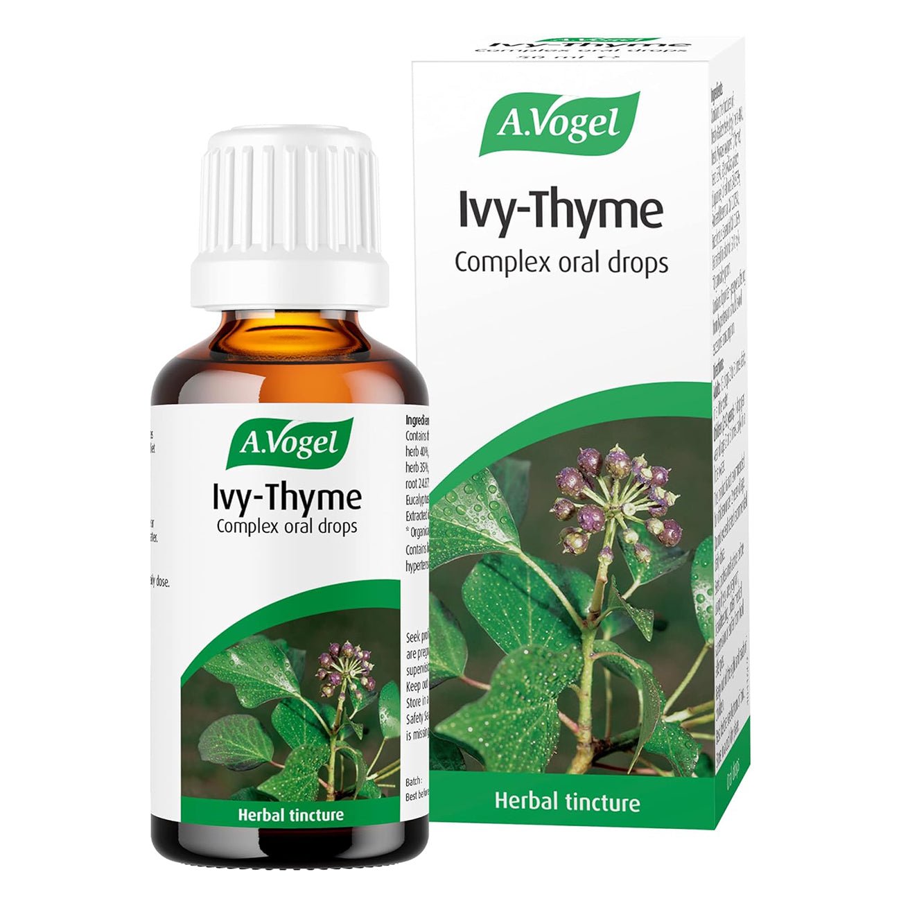 Ivy Thyme Complex Tincture Drops 50ml - A. Vogel - Herbal Supplement - Eco Natural Products