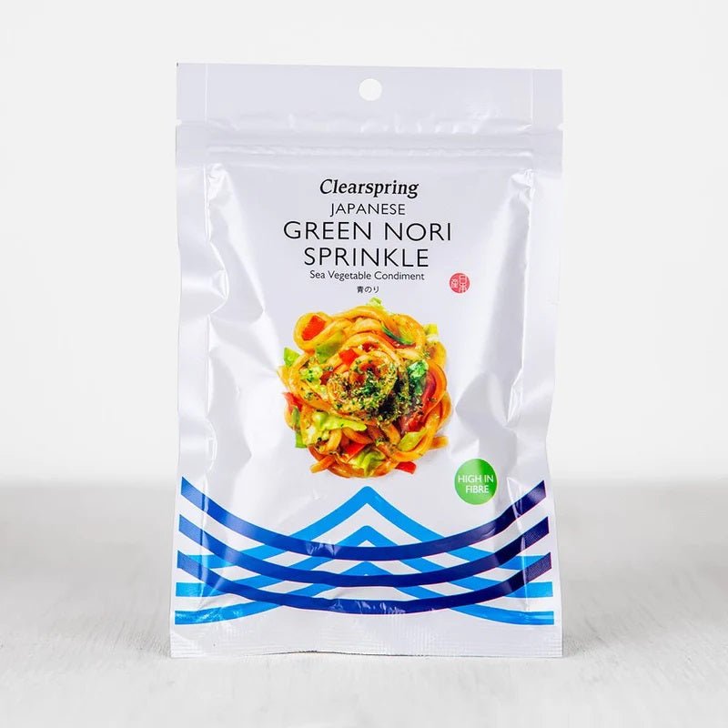 Japanese Green Nori Sprinkle Sea Vegetable Condiment 20g - Eco Natural Products - Clearspring - Sea Vegetable Condiment