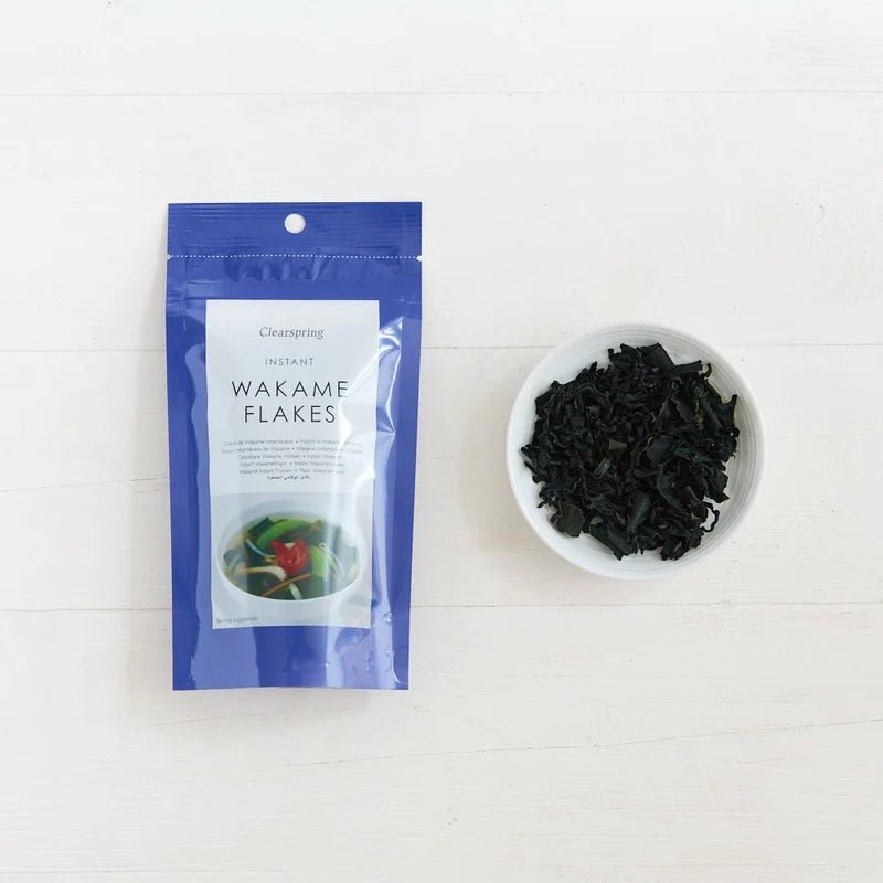Japanese Instant Wakame Flakes Dried Sea Vegetable 25g - Clearspring - Sea Vegetables - Eco Natural Products