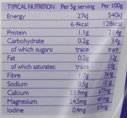 Japanese Instant Wakame Flakes Dried Sea Vegetable 25g - Clearspring - Sea Vegetables - Eco Natural Products