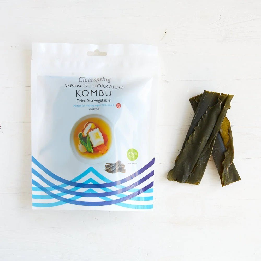 Japanese Kombu Dried Sea Vegetable 40g - Eco Natural Products - Clearspring - Sea Vegetables