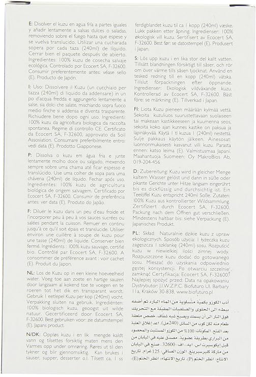 Japanese Kuzu Starch Thickener 125g - Clearspring - Starch Thickener - Eco Natural Products