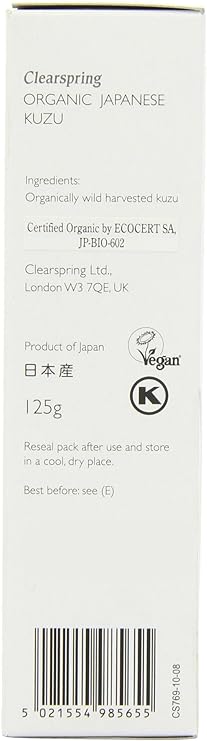 Japanese Kuzu Starch Thickener 125g - Clearspring - Starch Thickener - Eco Natural Products