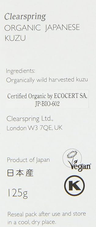 Japanese Kuzu Starch Thickener 125g - Clearspring - Starch Thickener - Eco Natural Products