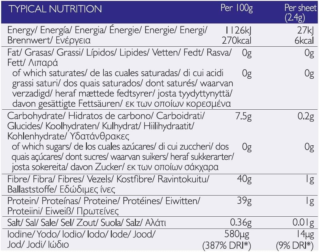 Japanese Sushi Nori Dried Sea Vegetable 17g - Clearspring - Dried Sea Vegetable - Eco Natural Products