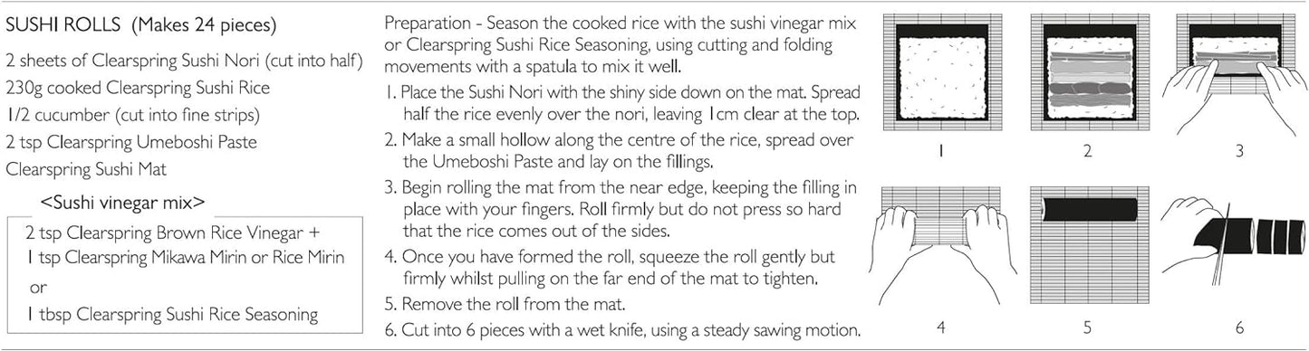 Japanese Sushi Nori Dried Sea Vegetable 17g - Clearspring - Dried Sea Vegetable - Eco Natural Products